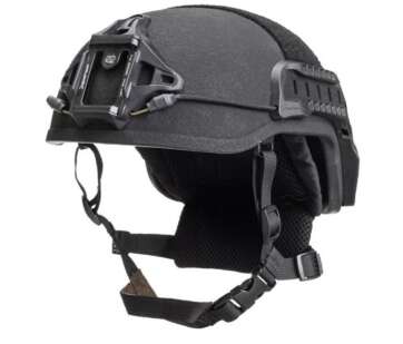 Armorsource Helmet AS-501 LJD Security Aire Ballistic Helmet - Level IIIA Black