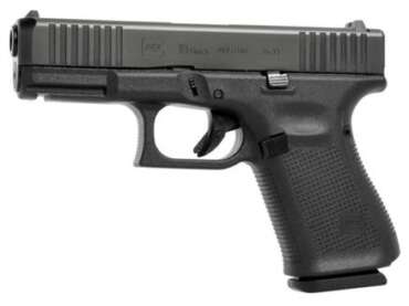 Glock G19 Gen5 W/Front Serrations 9mm Luger 15rd Magazine 4.02" Barrel Fixed Sights Black