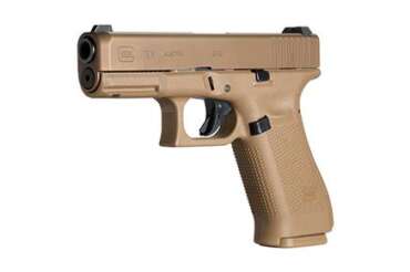 Glock G19X FDE Compact Handgun 9mm Luger 17(1)&19(2)rd Magazines 4" Barrel Glock Night Sights