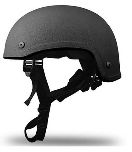 SecPro MICH ACH Advanced Combat Ballistic Helmet Level IIIA High Cut Black