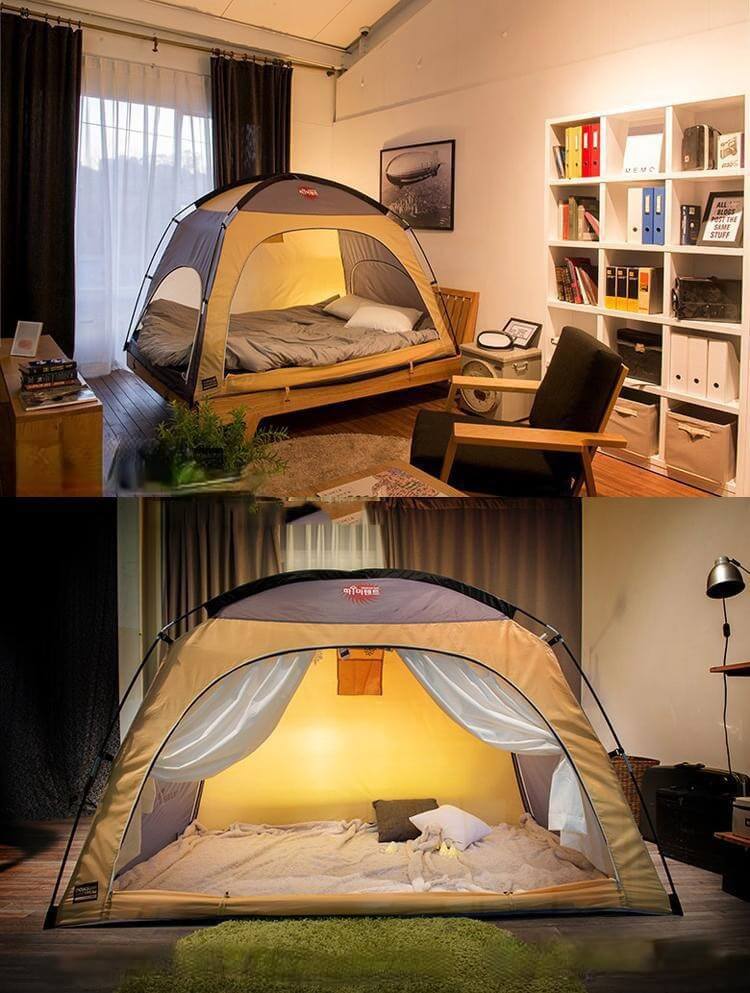 warm indoor tent